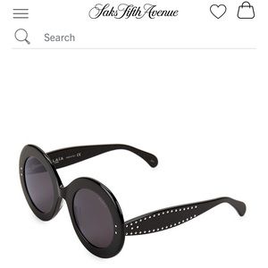 Alaia 50mm Round Sunglasses